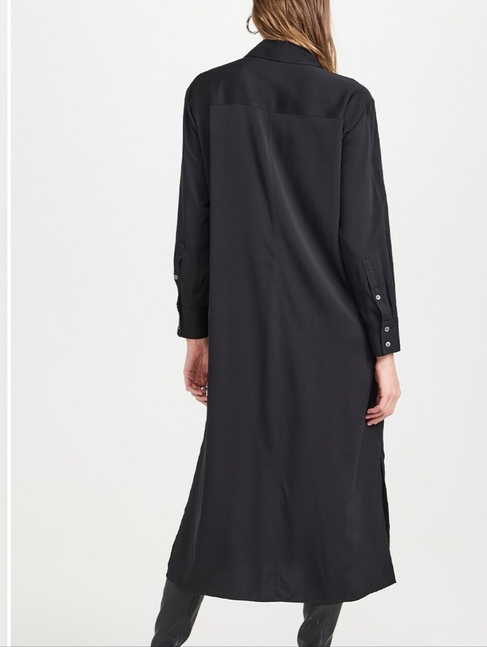 AYR The Deepest End Dresd Black Silk Size Large - Picture 15 of 16